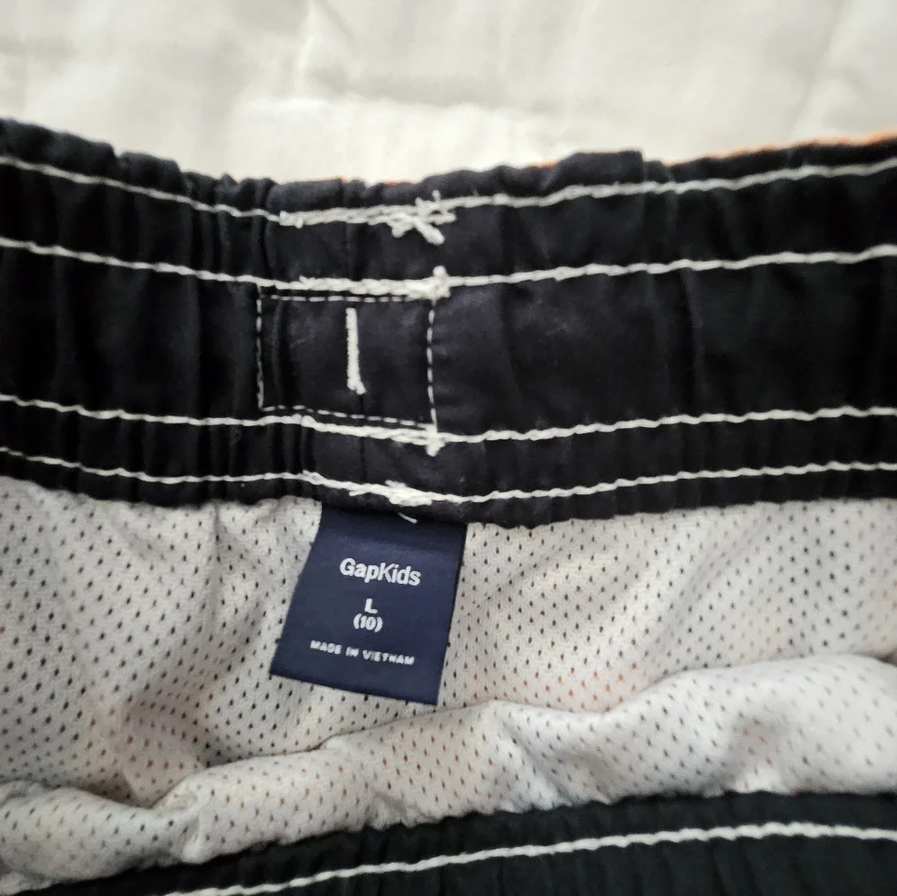 Gap Kids Plaid Madras Swim Short